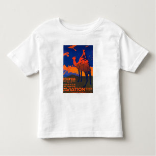 T-shirt Pour Les Tous Petits Affiche promotionnelle de ligne aérienne française