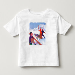T-shirt Pour Les Tous Petits Affiche promotionnelle ferroviaire de PLM
