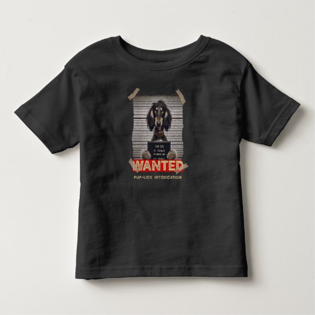 T-shirt Pour Les Tous Petits Afghan Hound (Devant)