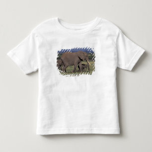 T-shirt Pour Les Tous Petits Afrique, Kenya, Parc national d'Amboseli. Africain