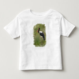 T-shirt Pour Les Tous Petits Afrique. Tanzanie. Cigogne à épaulettes mâle