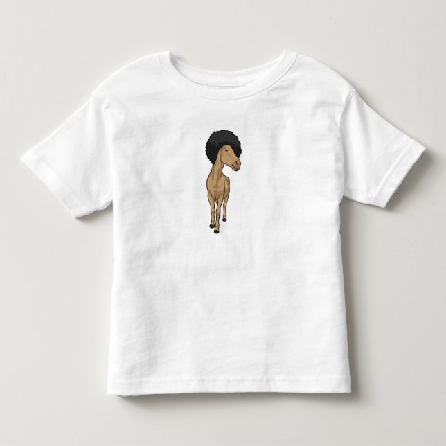 T-shirt Pour Les Tous Petits Afro chevalin (Devant)