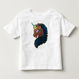 T-shirt Pour Les Tous Petits Afro Unicorn   Magique