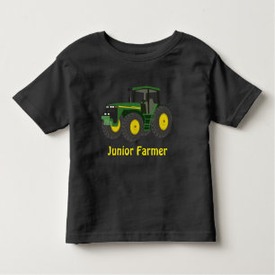 T-shirt Pour Les Tous Petits "Agriculteur junior" et tracteur vert
