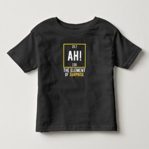T-shirt Pour Les Tous Petits Ah l'élément de surprise