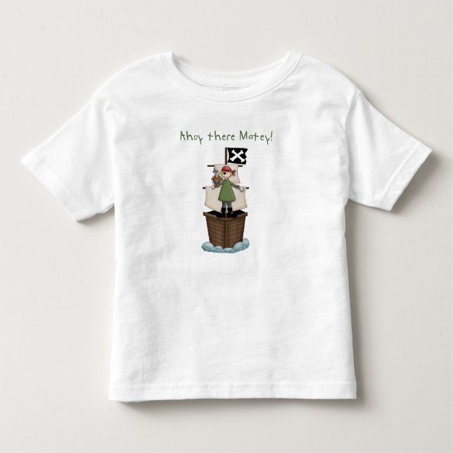 T-shirt Pour Les Tous Petits Ahoy là Matey ! (Devant)