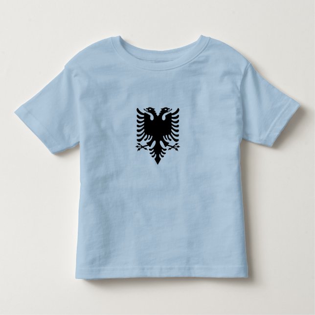 T-shirt Pour Les Tous Petits Aigle à deux têtes en Albanie (Devant)