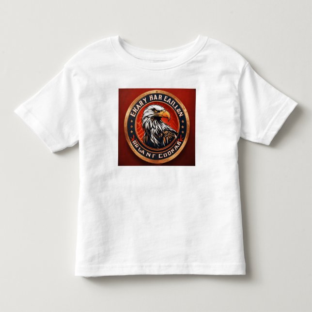 T-shirt Pour Les Tous Petits Aigle Américain (Devant)