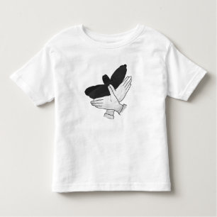 T-shirt Pour Les Tous Petits Aigle de silhouette