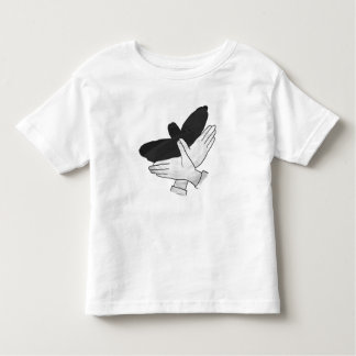 T-shirt Pour Les Tous Petits Aigle de silhouette