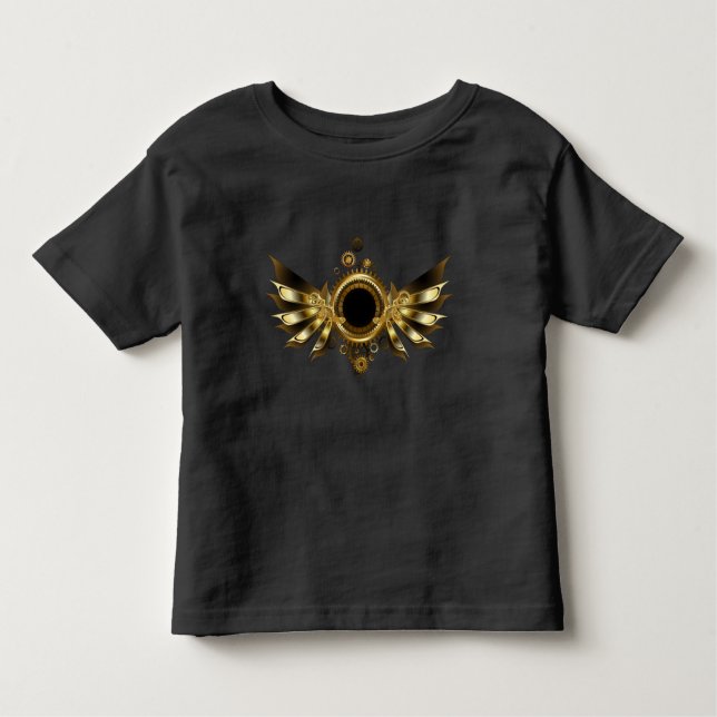 T-shirt Pour Les Tous Petits Ailes de Steampunk (Devant)