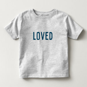 T-shirt Pour Les Tous Petits Aimé Moderne minimaliste stylé tendance Marine b