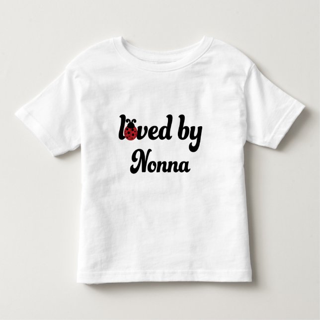 T-shirt Pour Les Tous Petits Aimé par le cadeau de Nonna (Devant)