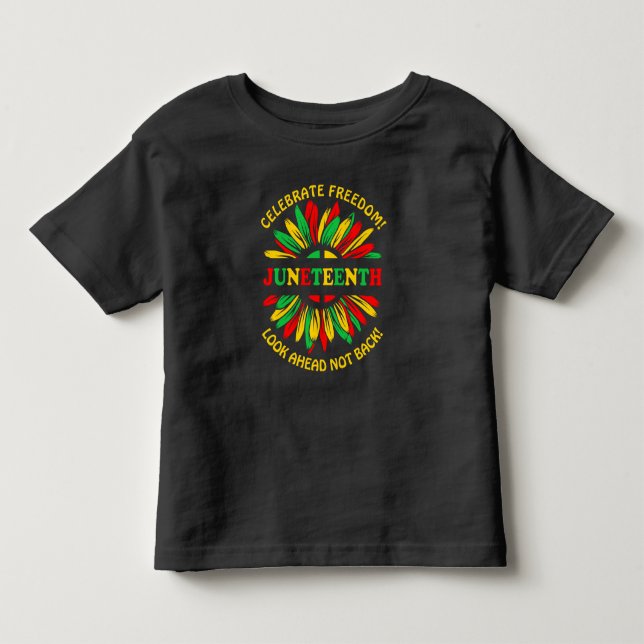 T-shirt Pour Les Tous Petits Ajouter un nom Modifier le texte Junetten Sunflowe (Devant)