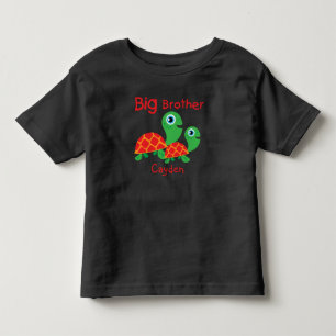 T-shirt Pour Les Tous Petits Ajouter un nom Tortues personnalisées Big Brother