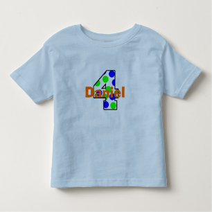 T-shirt Pour Les Tous Petits Ajoutez chemise d'anniversaire du nom de votre