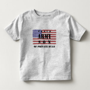 T-shirt Pour Les Tous Petits Ajoutez le nom de votre parent Fier Chemise de l'a