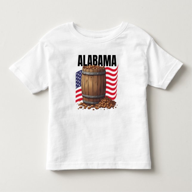 T-shirt Pour Les Tous Petits Alabama Fine Jersey (Devant)
