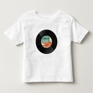 T-shirt Pour Les Tous Petits Album musical Retro Vinyl Record