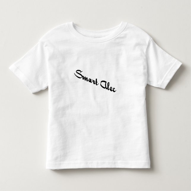 T-shirt Pour Les Tous Petits Alec futé (Devant)