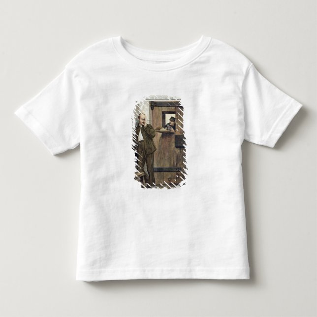 T-shirt Pour Les Tous Petits Alfred Dreyfus en prison (Devant)