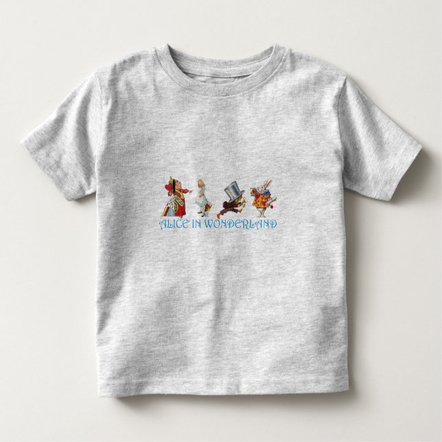 T-SHIRT POUR LES TOUS PETITS ALICE EN WONDERLAND (Devant)