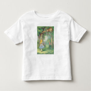 T-shirt Pour Les Tous Petits Alice et le Cheshire Cat