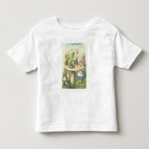T-shirt Pour Les Tous Petits Alice rencontre Caterpillar