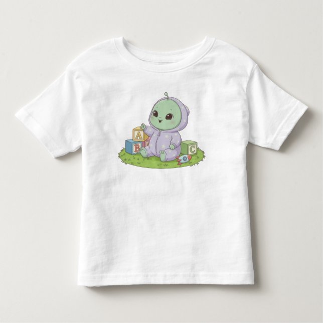 T-shirt Pour Les Tous Petits Alien Baby (Devant)