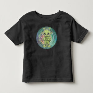 T-shirt Pour Les Tous Petits Alien Vert