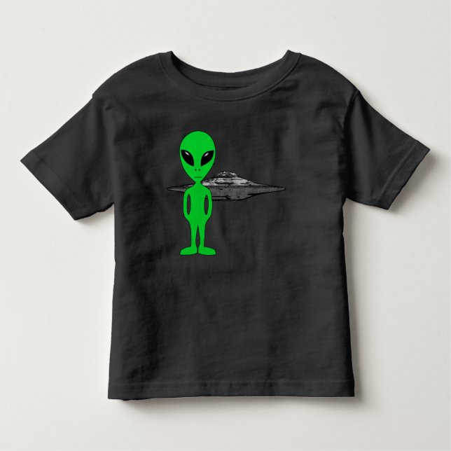 T-shirt Pour Les Tous Petits Aliens et ovnis (Devant)