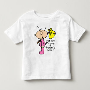 T-shirt Pour Les Tous Petits Aller au bébé de la Chambre de la grand-maman