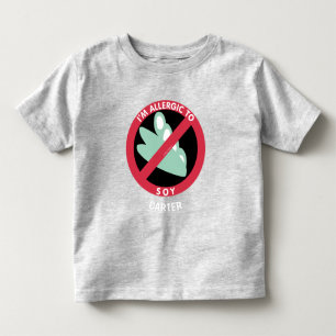 T-shirt Pour Les Tous Petits Allergie Aux Haricots De Soja Enfants Allergie Per