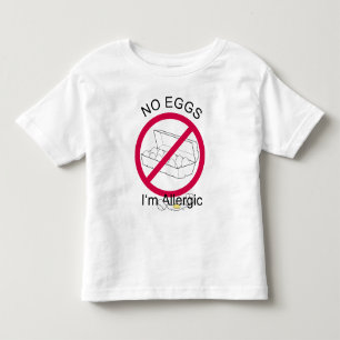T-shirt Pour Les Tous Petits Allergie d'oeufs