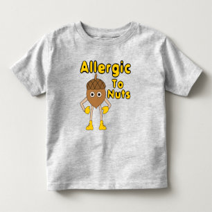 T-shirt Pour Les Tous Petits Allergique aux noix