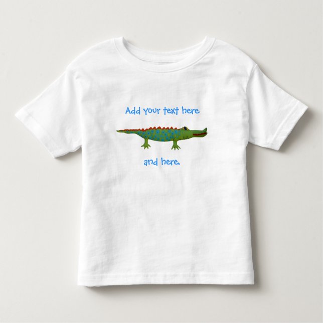 T-shirt Pour Les Tous Petits Alligator (Devant)