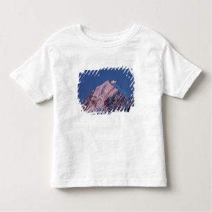 T-shirt Pour Les Tous Petits Alpenglow sur le mont Aoraki Cook, Mackenzie 2