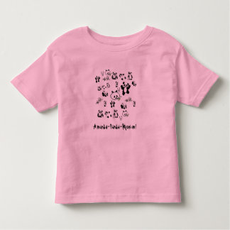 T-shirt Pour Les Tous Petits Amanda, Amanda-Panda-Monium !