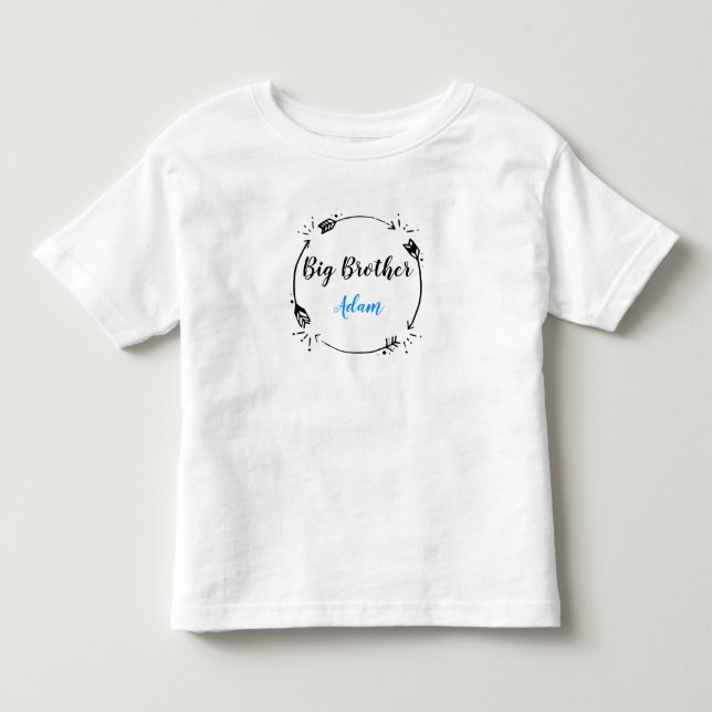 T-shirt Pour Les Tous Petits Amazing Big brother customizable name (Devant)