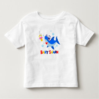T-shirt Pour Les Tous Petits Amende Jersey d'enfant en bas âge de requin de