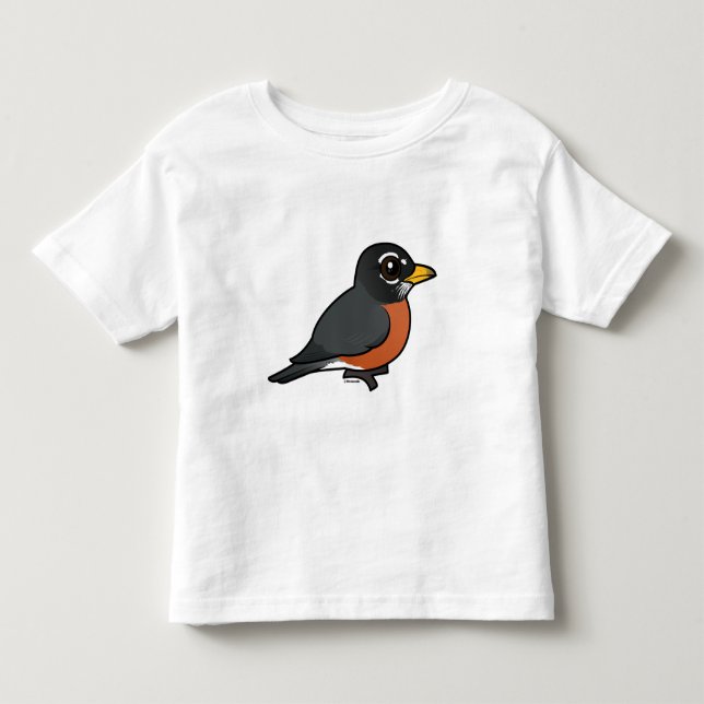 T-shirt Pour Les Tous Petits Américain Robin de Birdorable (Devant)