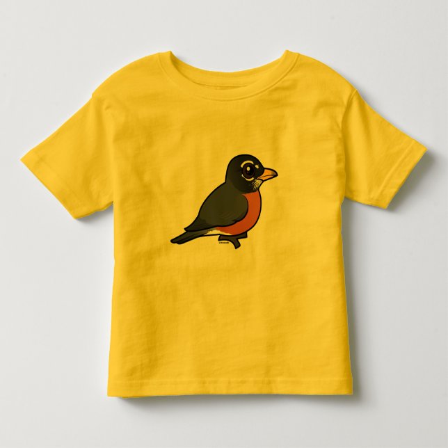 T-shirt Pour Les Tous Petits Américain Robin de Birdorable (Devant)