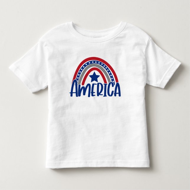 T-shirt Pour Les Tous Petits Amérique (Devant)