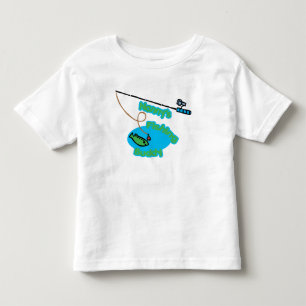 T-shirt Pour Les Tous Petits Ami de la pêche de la bonne d'enfants