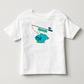 T-shirt Pour Les Tous Petits Ami de la pêche de la bonne d'enfants