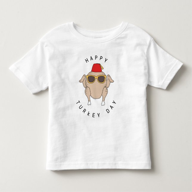 T-shirt Pour Les Tous Petits AMIS™ | Bonne fête de la Turquie (Devant)