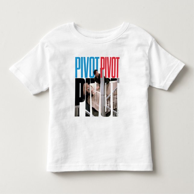 T-shirt Pour Les Tous Petits AMIS™ | Citation PIVOT PIVOT PIVOT (Devant)