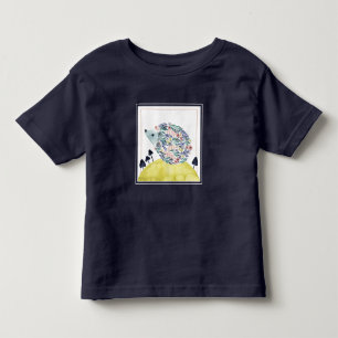 T-shirt Pour Les Tous Petits Amis de porc de haie d'art populaire de la