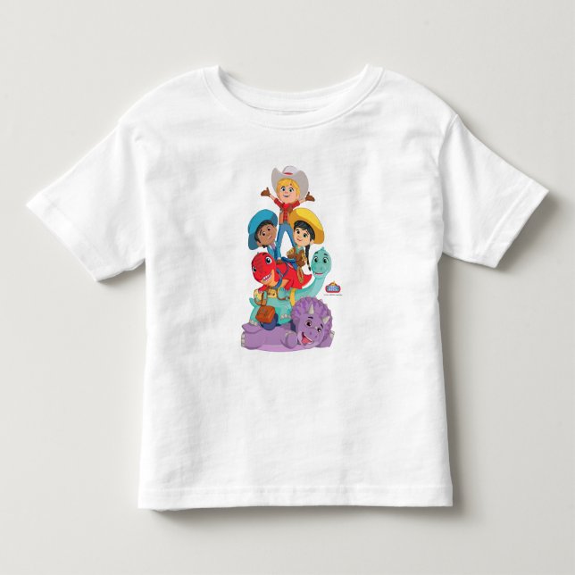 T-shirt Pour Les Tous Petits Amis du Ranch Dino (Devant)
