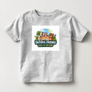 T-shirt Pour Les Tous Petits Amis fidèles : Amour à la fin